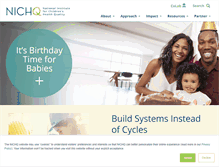 Tablet Screenshot of nichq.org